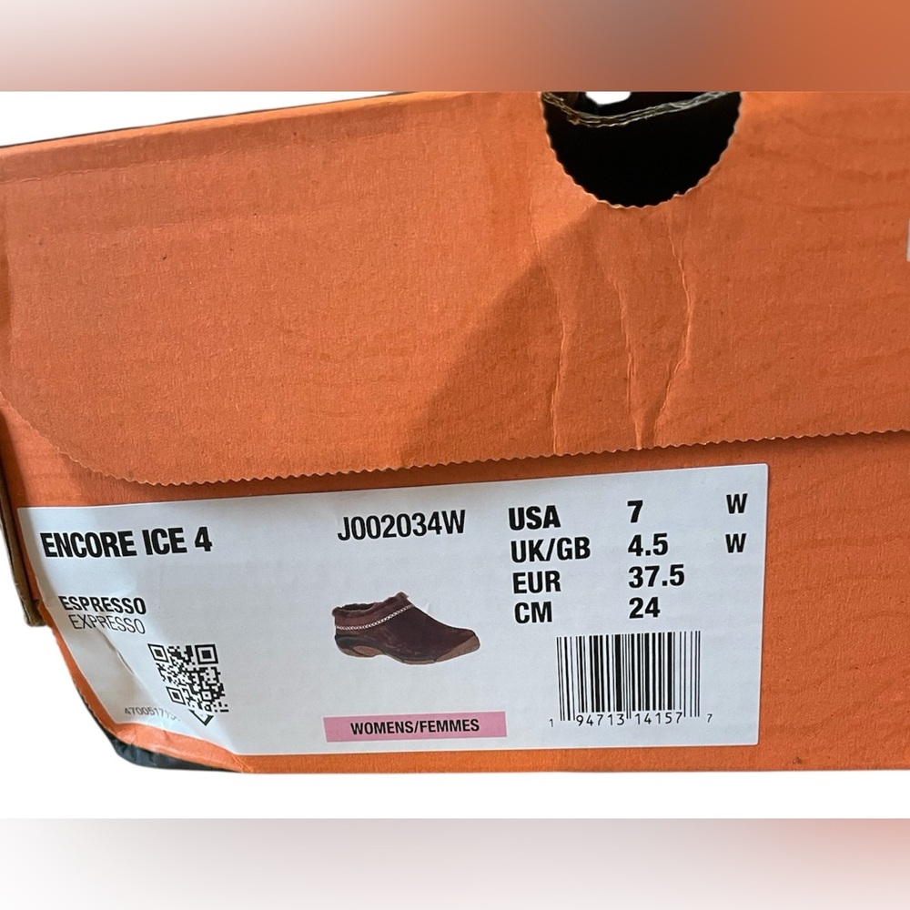 NIB women’s Merrell Encore Ice 4 in espresso 7W - Picture 4 of 5